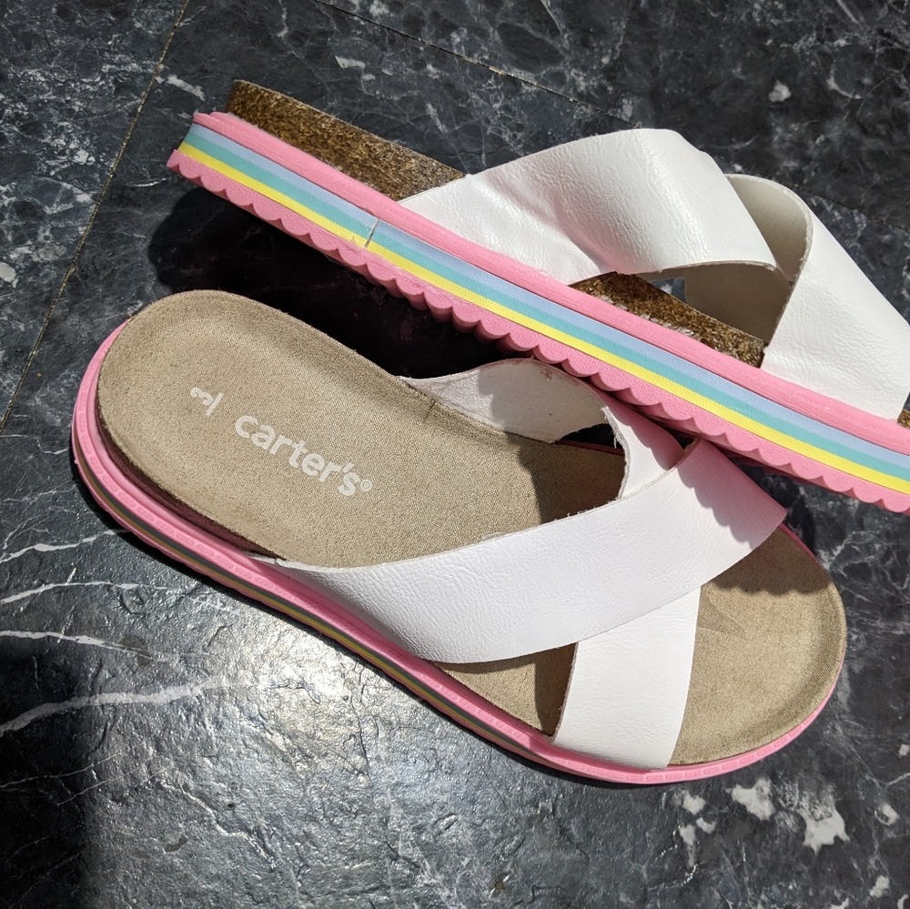 Carter's girls rainbow slides